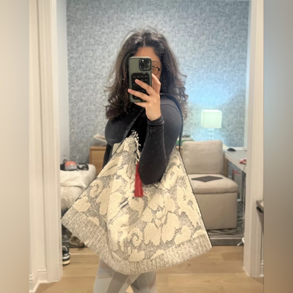 Free People Slouchy Carpet Bag Tote - new Miramar Caryall Bag